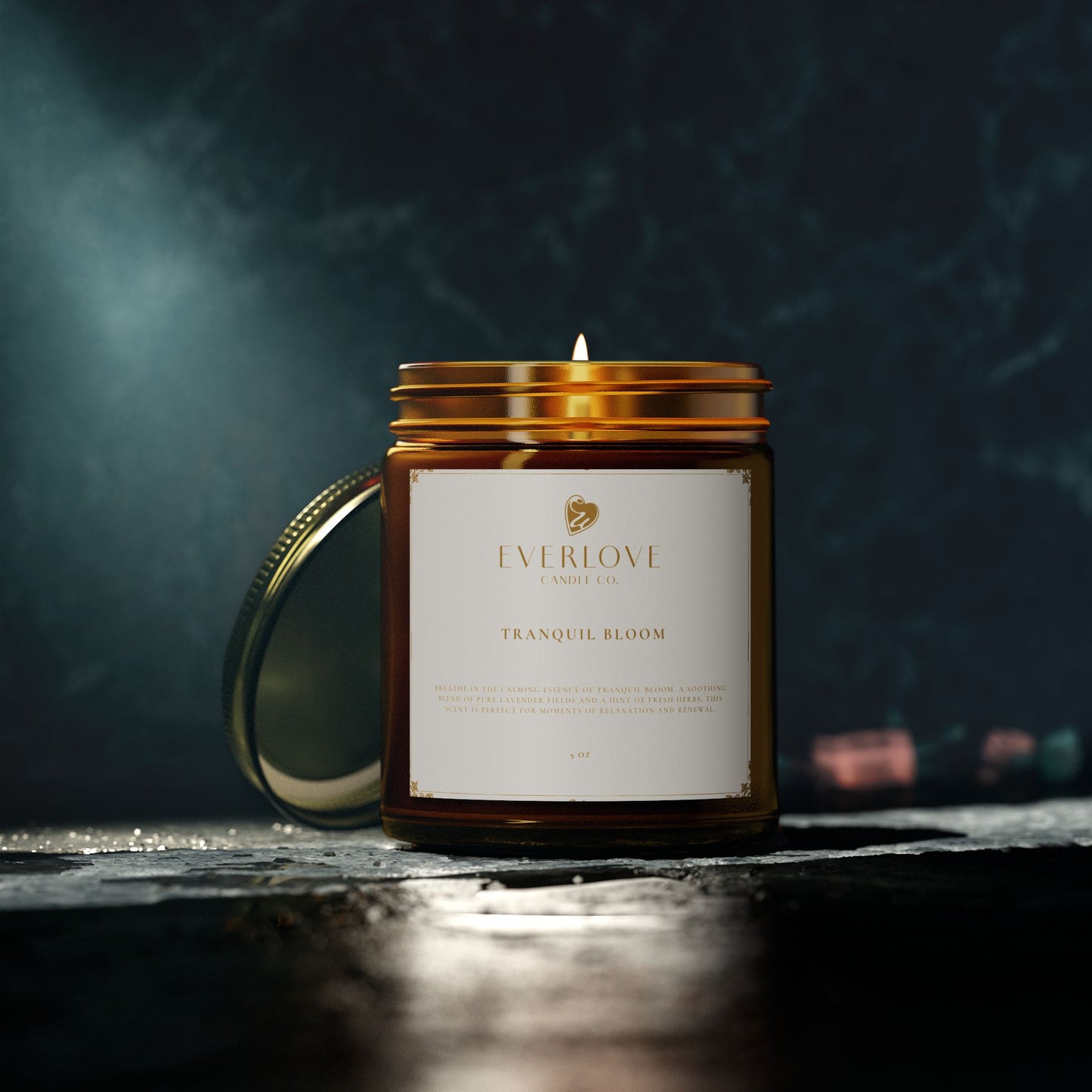 Everlove Candle Co. Tranquil Bloom 4oz & 9oz | Cozy Home Fragrance