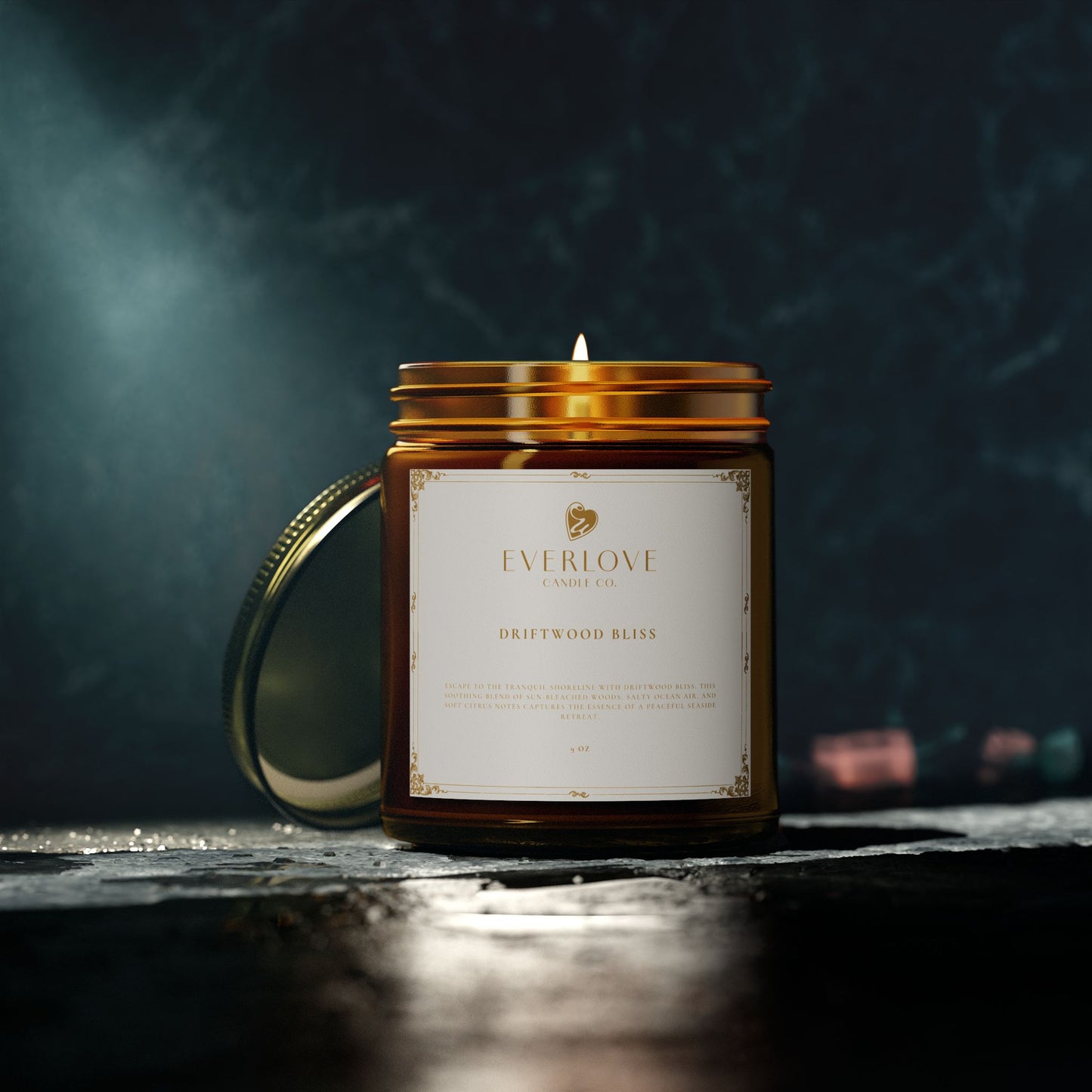 Everlove Candle Co. Driftwood Bliss 4oz & 9oz | Cozy Home Fragrance