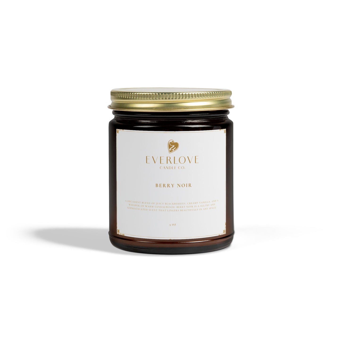 Everlove Candle Co. Berry Noir 4oz & 9oz | Cozy Home Fragrance