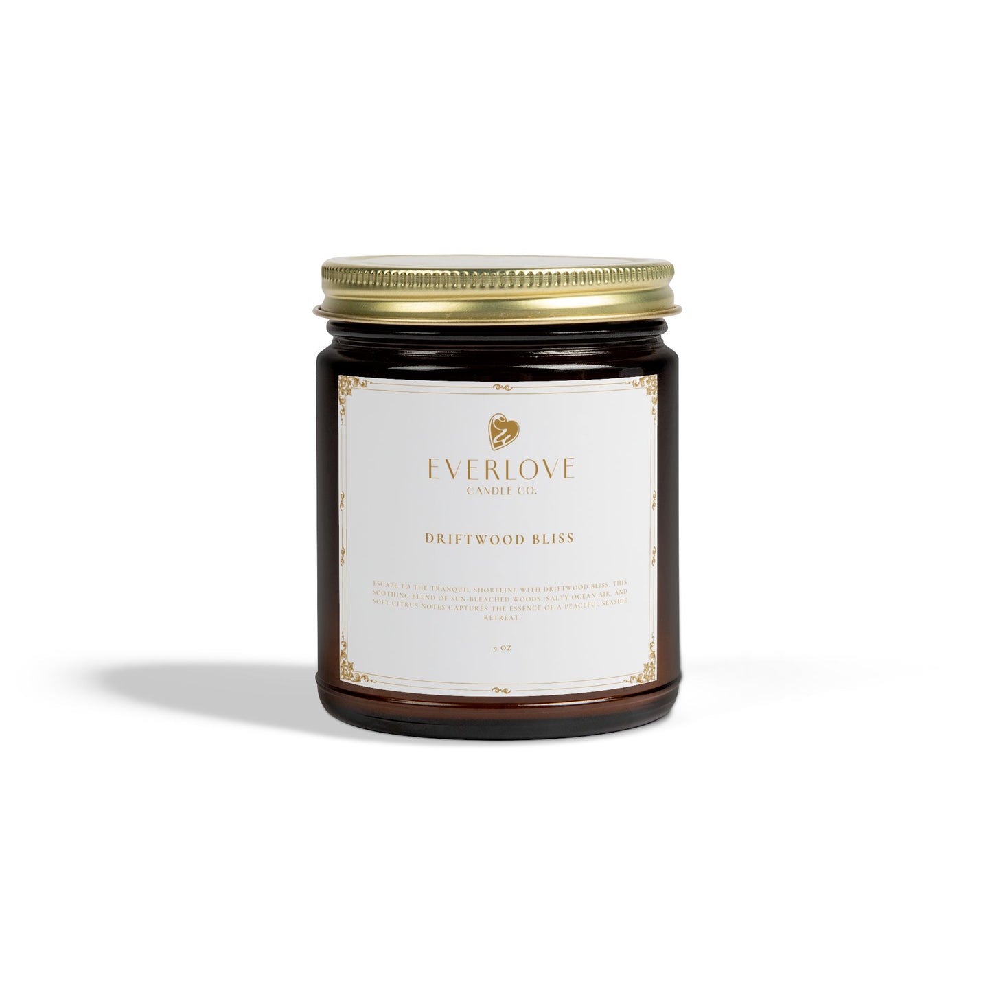 Everlove Candle Co. Driftwood Bliss 4oz & 9oz | Cozy Home Fragrance